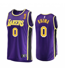Los Angeles Lakers Kyle Kuzma 2020 NBA Finals Champions Jersey Purple Replica Statement Los Angeles Lakers Kyle Kuzma 2020 NBA Finals Champions Jersey Purple Replica Statement