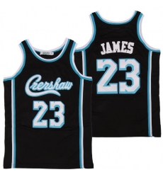 Men Lakers 23 Lebron James Black Crenshaw Editon Jersey Men Lakers 23 Lebron James Black Crenshaw Editon Jersey