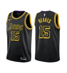 Men Los Angeles Lakers 15 Austin Reaves Black Stitched Jersey Men Los Angeles Lakers 15 Austin Reaves Black Stitched Jersey