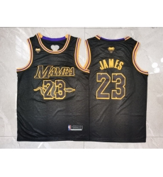 Men Los Angeles Lakers 23 Lebron James Black Mamba Swingman Jersey Men Los Angeles Lakers 23 Lebron James Black Mamba Swingman Jersey