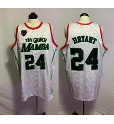 Men Los Angeles Lakers 24 Kobe Bryant White Black Mamba Stitched Basketball Jersey Men Los Angeles Lakers 24 Kobe Bryant White Black Mamba Stitched Basketball Jersey