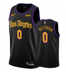 Men Nike Lakers 0 Russell Westbrook Black 2020 Latin Nights NBA Swingman Jersey Men Nike Lakers 0 Russell Westbrook Black 2020 Latin Nights NBA Swingman Jersey