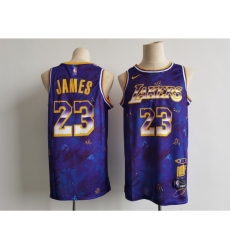 Men's Los Angeles Lakers #23 LeBron James Purple Mvp Rookie Of The Year Select Series Jersey Men's Los Angeles Lakers #23 LeBron James Purple Mvp Rookie Of The Year Select Series Jersey