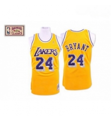 Mens Mitchell and Ness Los Angeles Lakers 24 Kobe Bryant Swingman Gold Throwback NBA Jersey Mens Mitchell and Ness Los Angeles Lakers 24 Kobe Bryant Swingman Gold Throwback NBA Jersey