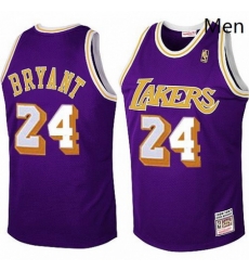 Mens Mitchell and Ness Los Angeles Lakers 24 Kobe Bryant Swingman Purple Throwback NBA Jersey Mens Mitchell and Ness Los Angeles Lakers 24 Kobe Bryant Swingman Purple Throwback NBA Jersey