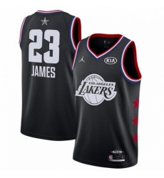 Mens Nike Los Angeles Lakers 23 LeBron James Black Basketball Jordan Swingman 2019 All Star Game Jersey Mens Nike Los Angeles Lakers 23 LeBron James Black Basketball Jordan Swingman 2019 All Star Game Jersey