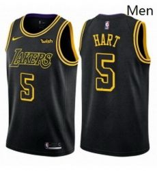 Mens Nike Los Angeles Lakers 5 Josh Hart Swingman Black City Edition NBA Jersey Mens Nike Los Angeles Lakers 5 Josh Hart Swingman Black City Edition NBA Jersey