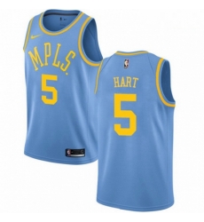 Mens Nike Los Angeles Lakers 5 Josh Hart Swingman Blue Hardwood Classics NBA Jersey Mens Nike Los Angeles Lakers 5 Josh Hart Swingman Blue Hardwood Classics NBA Jersey