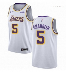 Mens Nike Los Angeles Lakers 5 Tyson Chandler Swingman White NBA Jersey Association Edition Mens Nike Los Angeles Lakers 5 Tyson Chandler Swingman White NBA Jersey Association Edition