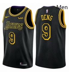 Mens Nike Los Angeles Lakers 9 Luol Deng Swingman Black City Edition NBA Jersey Mens Nike Los Angeles Lakers 9 Luol Deng Swingman Black City Edition NBA Jersey