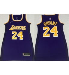 Women Los Angeles Lakers 24 Kobe Bryant Purple Nike Swingman Jersey Women Los Angeles Lakers 24 Kobe Bryant Purple Nike Swingman Jersey