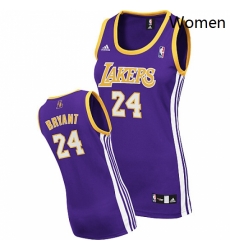 Womens Adidas Los Angeles Lakers 24 Kobe Bryant Swingman Purple Road NBA Jersey Womens Adidas Los Angeles Lakers 24 Kobe Bryant Swingman Purple Road NBA Jersey
