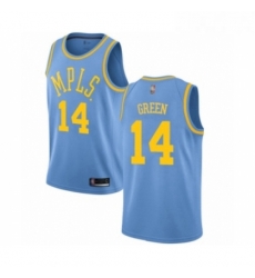 Womens Los Angeles Lakers 14 Danny Green Swingman Blue Hardwood Classics Basketball Jersey Womens Los Angeles Lakers 14 Danny Green Swingman Blue Hardwood Classics Basketball Jersey