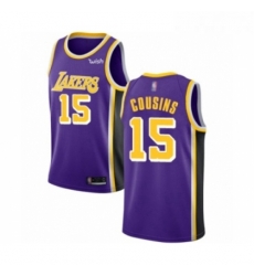 Womens Los Angeles Lakers 15 DeMarcus Cousins Authentic Purple Basketball Jersey Statement Edition Womens Los Angeles Lakers 15 DeMarcus Cousins Authentic Purple Basketball Jersey Statement Edition