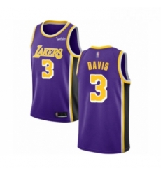 Womens Los Angeles Lakers 3 Anthony Davis Authentic Purple Basketball Jersey Statement Edition Womens Los Angeles Lakers 3 Anthony Davis Authentic Purple Basketball Jersey Statement Edition