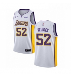 Womens Los Angeles Lakers 52 Jamaal Wilkes Authentic White Basketball Jersey Association Edition Womens Los Angeles Lakers 52 Jamaal Wilkes Authentic White Basketball Jersey Association Edition