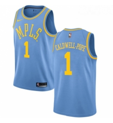 Womens Nike Los Angeles Lakers 1 Kentavious Caldwell Pope Authentic Blue Hardwood Classics NBA Jersey Womens Nike Los Angeles Lakers 1 Kentavious Caldwell Pope Authentic Blue Hardwood Classics NBA Jersey