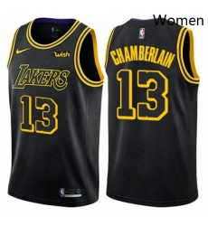 Womens Nike Los Angeles Lakers 13 Wilt Chamberlain Swingman Black NBA Jersey City Edition Womens Nike Los Angeles Lakers 13 Wilt Chamberlain Swingman Black NBA Jersey City Edition