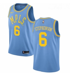 Womens Nike Los Angeles Lakers 6 Lance Stephenson Swingman Blue Hardwood Classics NBA Jersey Womens Nike Los Angeles Lakers 6 Lance Stephenson Swingman Blue Hardwood Classics NBA Jersey