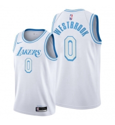 Youth Lakers Russell Westbrook 2021 trade white city edition jersey Youth Lakers Russell Westbrook 2021 trade white city edition jersey