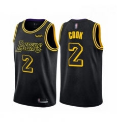 Youth Los Angeles Lakers 2 Quinn Cook Swingman Black Basketball Jersey City Edition Youth Los Angeles Lakers 2 Quinn Cook Swingman Black Basketball Jersey City Edition