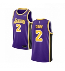 Youth Los Angeles Lakers 2 Quinn Cook Swingman Purple Basketball Jersey Statement Edition Youth Los Angeles Lakers 2 Quinn Cook Swingman Purple Basketball Jersey Statement Edition