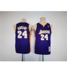 Youth Los Angeles Lakers 24 Kobe Bryant Purple Stitched Basketball Jersey Youth Los Angeles Lakers 24 Kobe Bryant Purple Stitched Basketball Jersey