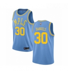 Youth Los Angeles Lakers 30 Troy Daniels Authentic Blue Hardwood Classics Basketball Jersey Youth Los Angeles Lakers 30 Troy Daniels Authentic Blue Hardwood Classics Basketball Jersey