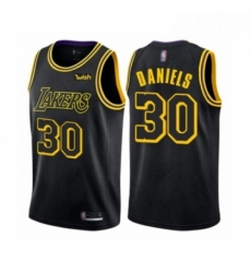 Youth Los Angeles Lakers 30 Troy Daniels Swingman Black Basketball Jersey City Edition Youth Los Angeles Lakers 30 Troy Daniels Swingman Black Basketball Jersey City Edition