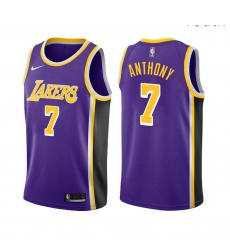 Youth Los Angeles Lakers Carmelo Anthony StateYoutht Edition Purple 2021 Stitched NBA Jersey Youth Los Angeles Lakers Carmelo Anthony StateYoutht Edition Purple 2021 Stitched NBA Jersey