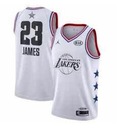 Youth Nike Los Angeles Lakers 23 LeBron James White Basketball Jordan Swingman 2019 All Star Game Jersey Youth Nike Los Angeles Lakers 23 LeBron James White Basketball Jordan Swingman 2019 All Star Game Jersey