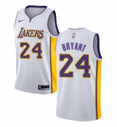 Youth Nike Los Angeles Lakers 24 Kobe Bryant Authentic White NBA Jersey Association Edition Youth Nike Los Angeles Lakers 24 Kobe Bryant Authentic White NBA Jersey Association Edition