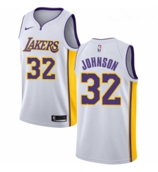 Youth Nike Los Angeles Lakers 32 Magic Johnson Swingman White NBA Jersey Association Edition Youth Nike Los Angeles Lakers 32 Magic Johnson Swingman White NBA Jersey Association Edition
