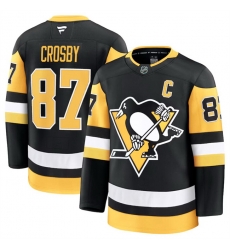 Men Pittsburgh Penguins 87 Sidney Crosby Black 2024 25 Home Stitched Hockey Jersey Men Pittsburgh Penguins 87 Sidney Crosby Black 2024 25 Home Stitched Hockey Jersey