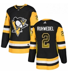 Mens Adidas Pittsburgh Penguins 2 Chad Ruhwedel Authentic Black Drift Fashion NHL Jersey Mens Adidas Pittsburgh Penguins 2 Chad Ruhwedel Authentic Black Drift Fashion NHL Jersey