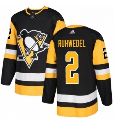 Mens Adidas Pittsburgh Penguins 2 Chad Ruhwedel Premier Black Home NHL Jersey Mens Adidas Pittsburgh Penguins 2 Chad Ruhwedel Premier Black Home NHL Jersey