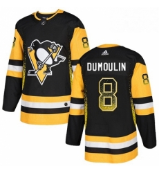 Mens Adidas Pittsburgh Penguins 8 Brian Dumoulin Authentic Black Drift Fashion NHL Jersey Mens Adidas Pittsburgh Penguins 8 Brian Dumoulin Authentic Black Drift Fashion NHL Jersey