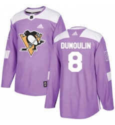Mens Adidas Pittsburgh Penguins 8 Brian Dumoulin Authentic Purple Fights Cancer Practice NHL Jersey Mens Adidas Pittsburgh Penguins 8 Brian Dumoulin Authentic Purple Fights Cancer Practice NHL Jersey