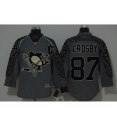 NHL Pittsburgh Penguins #87 Sidney Crosby Charcoal Cross Check Fashion jerseys NHL Pittsburgh Penguins #87 Sidney Crosby Charcoal Cross Check Fashion jerseys