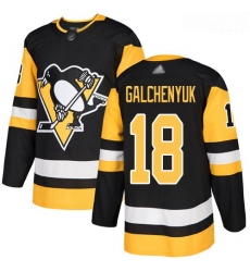 Penguins #18 Alex Galchenyuk Black Home Authentic Stitched Hockey Jersey Penguins #18 Alex Galchenyuk Black Home Authentic Stitched Hockey Jersey