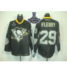Penguins #29 Andre Fleury Black Ice 2017 Stanley Cup Finals Champions Stitched NHL Jersey Penguins #29 Andre Fleury Black Ice 2017 Stanley Cup Finals Champions Stitched NHL Jersey