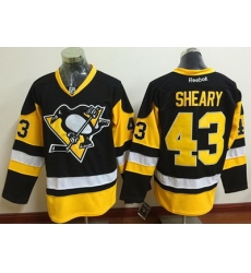 Penguins #43 Conor Sheary Black Alternate Stitched NHL Jersey Penguins #43 Conor Sheary Black Alternate Stitched NHL Jersey