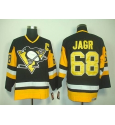 Penguins #68 Jaromir Jagr Black CCM Throwback Stitched NHL Jersey Penguins #68 Jaromir Jagr Black CCM Throwback Stitched NHL Jersey