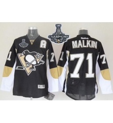 Penguins #71 Evgeni Malkin Black 2017 Stanley Cup Finals Champions Stitched NHL Jersey Penguins #71 Evgeni Malkin Black 2017 Stanley Cup Finals Champions Stitched NHL Jersey