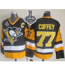 Penguins #77 Paul Coffey Black CCM Throwback 2017 Stanley Cup Final Patch Stitched NHL Jersey Penguins #77 Paul Coffey Black CCM Throwback 2017 Stanley Cup Final Patch Stitched NHL Jersey