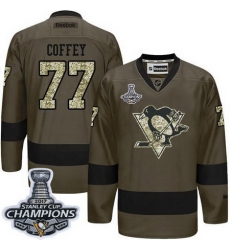 Penguins #77 Paul Coffey Green Salute to Service 2017 Stanley Cup Finals Champions Stitched NHL Jersey Penguins #77 Paul Coffey Green Salute to Service 2017 Stanley Cup Finals Champions Stitched NHL Jersey