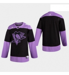 Penguins Hockey Fights Cancer Practice Black Jersey Penguins Hockey Fights Cancer Practice Black Jersey