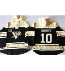 Pittsburgh Penguins #10 Christian Ehrhoff Black Sawyer Hooded Sweatshirt Stitched NHL Jersey Pittsburgh Penguins #10 Christian Ehrhoff Black Sawyer Hooded Sweatshirt Stitched NHL Jersey