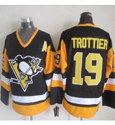 Pittsburgh Penguins #19 Bryan Trottier Black CCM Throwback Stitched NHL Jersey Pittsburgh Penguins #19 Bryan Trottier Black CCM Throwback Stitched NHL Jersey