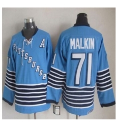 Pittsburgh Penguins #71 Evgeni Malkin Light Blue CCM Throwback Stitched NHL Jersey Pittsburgh Penguins #71 Evgeni Malkin Light Blue CCM Throwback Stitched NHL Jersey